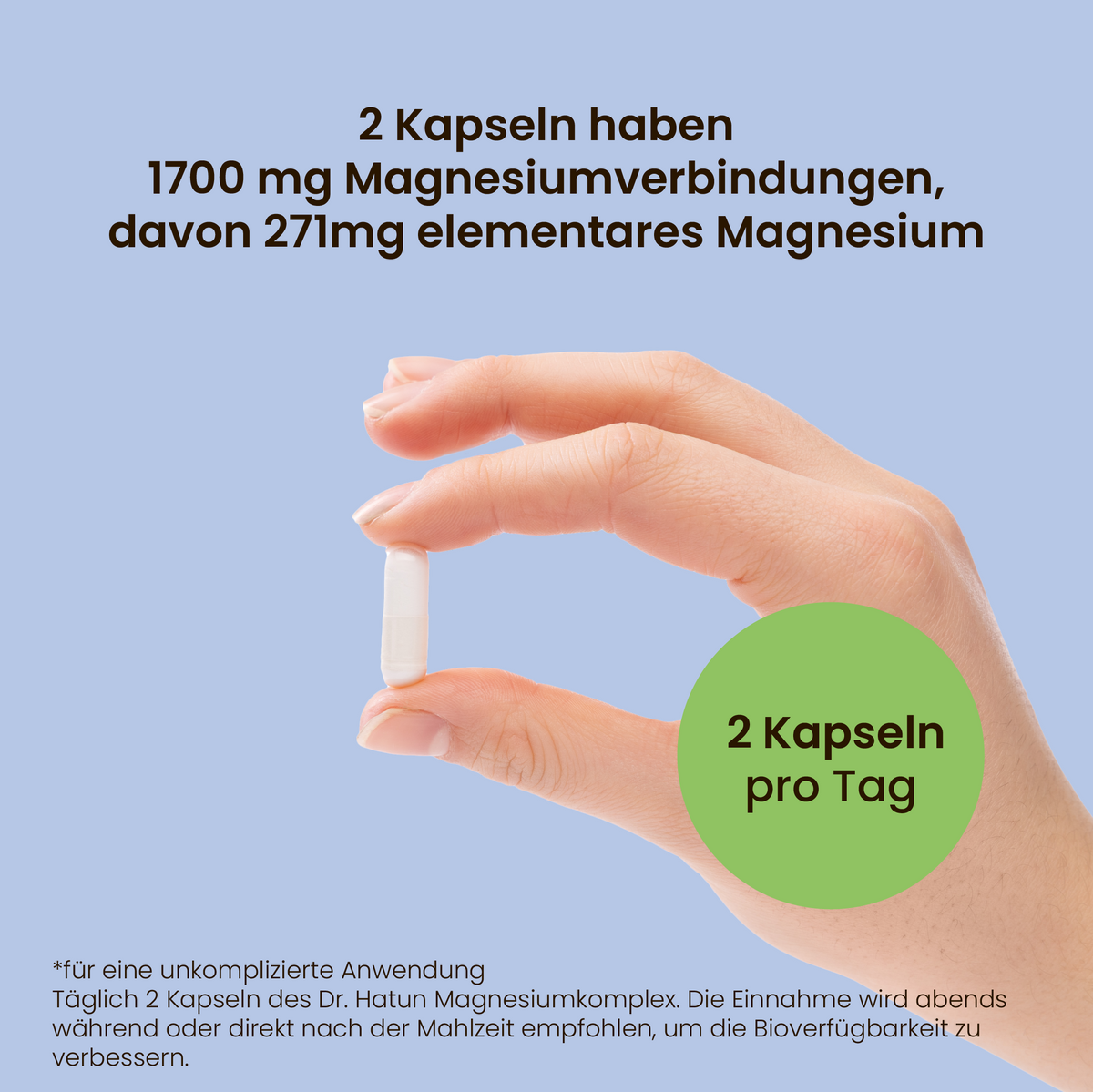 Magnezyum Kompleks Kapsül, 4 Formda, Vegan