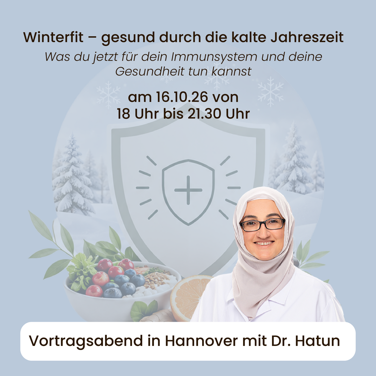 Winterfit – gesund durch die kalte Jahreszeit | 16.10.26 Vortragsabend in Hannover