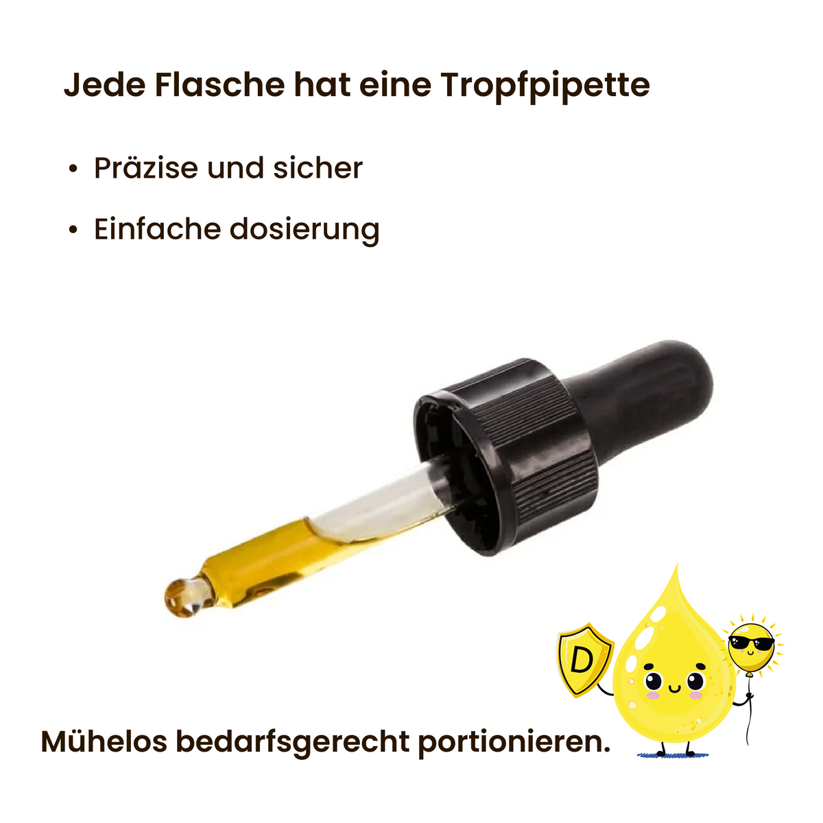 Vitamin D3 + K2 Tropfen Kids aus Flechten mit K2VITAL®, vegan