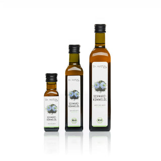 Bio Schwarzkümmelöl ungefiltert, kaltgepresst, ägyptisch nativ (100/250/500 ml)