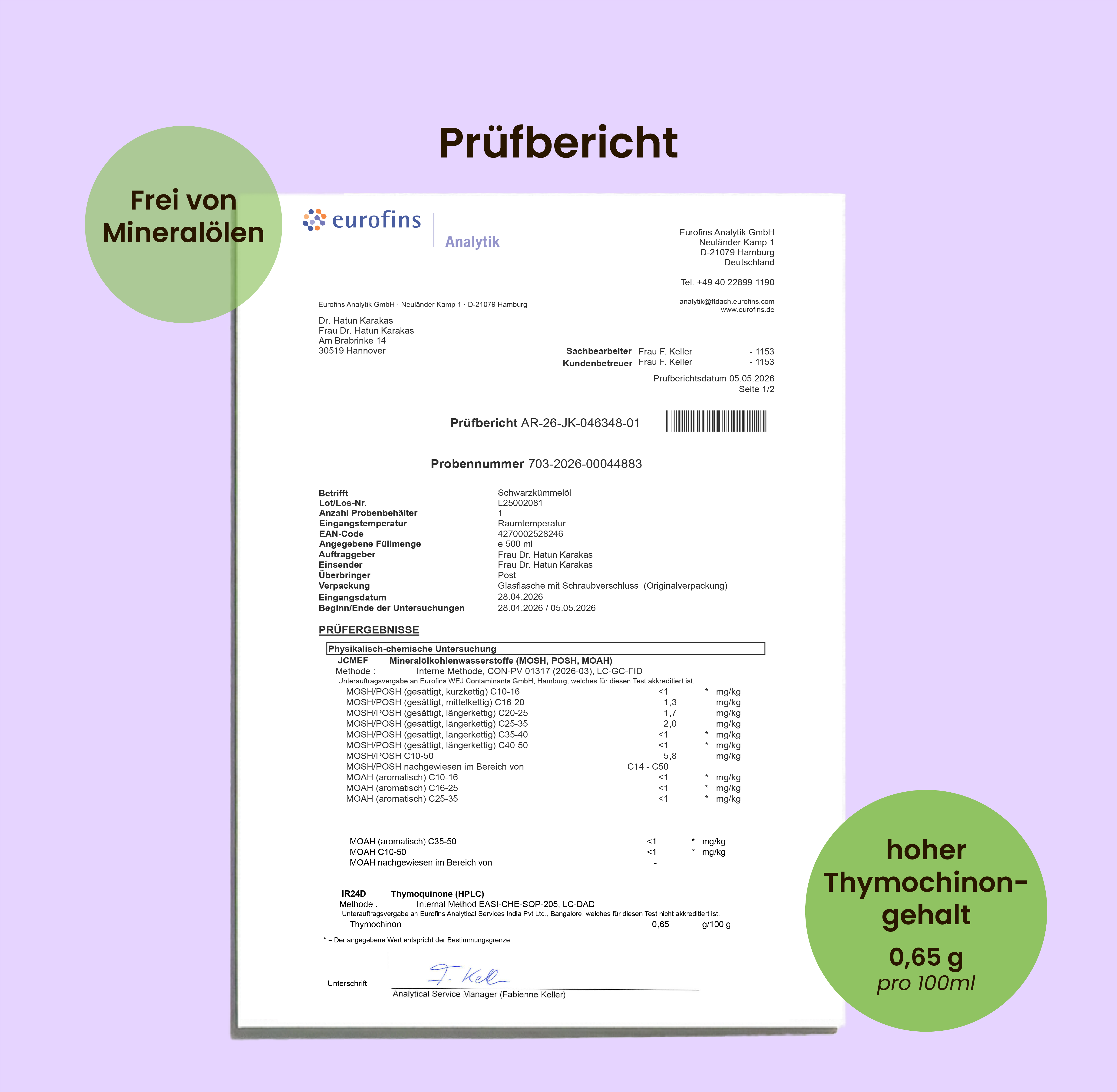 Bio Schwarzkümmelöl ungefiltert