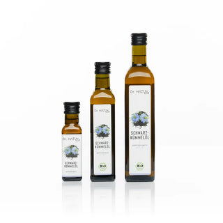 Bio Schwarzkümmelöl gefiltert, mild und kaltgepresst, ägyptisch nativ (100/250/500 ml)