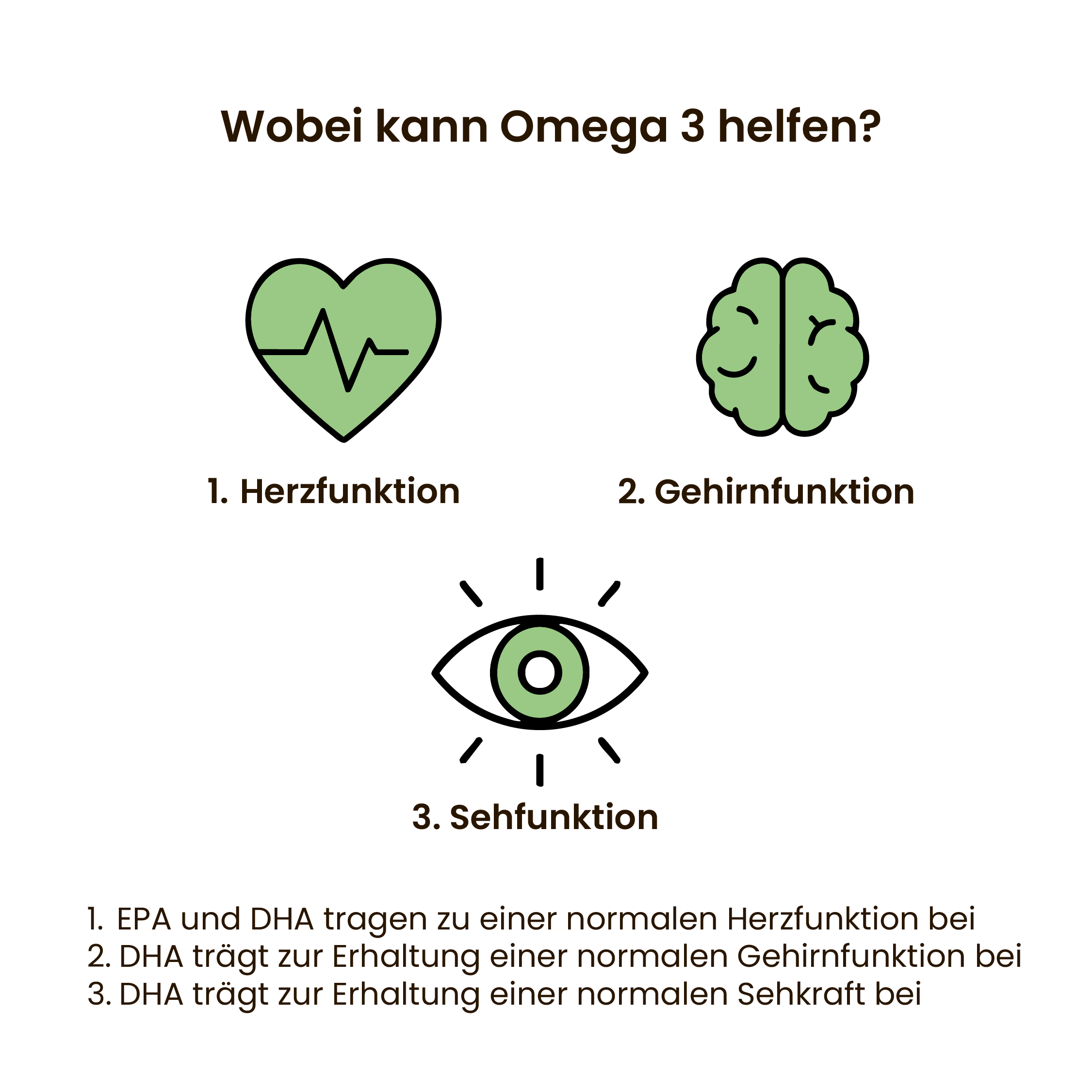 Omega-3 Kapseln (life's®OMEGA), vegan aus Algenöl mit EPA und DHA